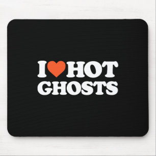 Love Hot Ghosts - I Heart Hot Ghosts - Y Ghost  Mouse Mat