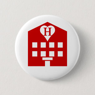 Love Hotel Japanese Emoji 6 Cm Round Badge