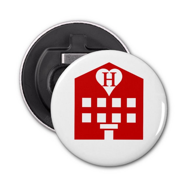 Love Hotel Japanese Emoji Bottle Opener (Front)