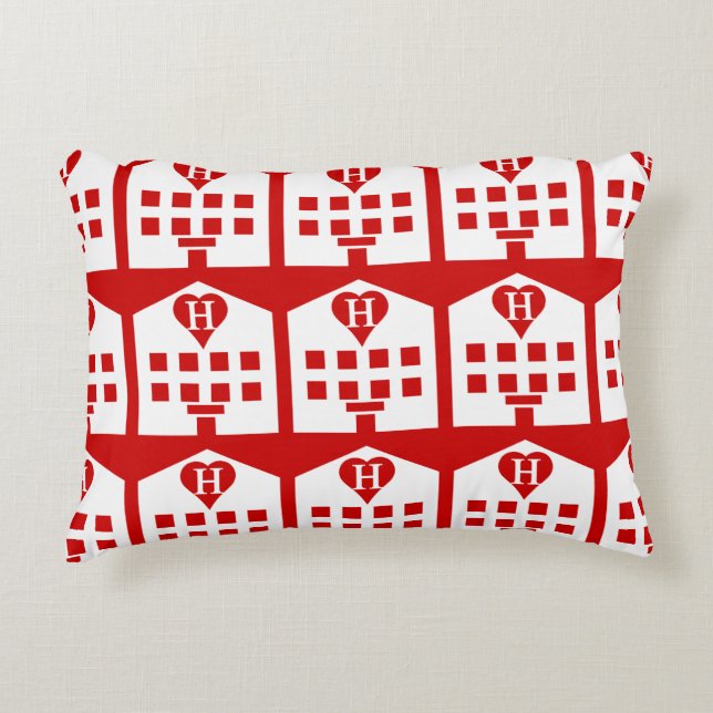 Love Hotel Japanese Emoji Decorative Cushion (Front)