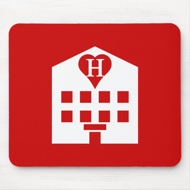 Love Hotel Japanese Emoji Mouse Mat (Front)