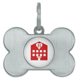 Love Hotel Japanese Emoji Pet Name Tag