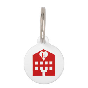 Love Hotel Japanese Emoji Pet Tag