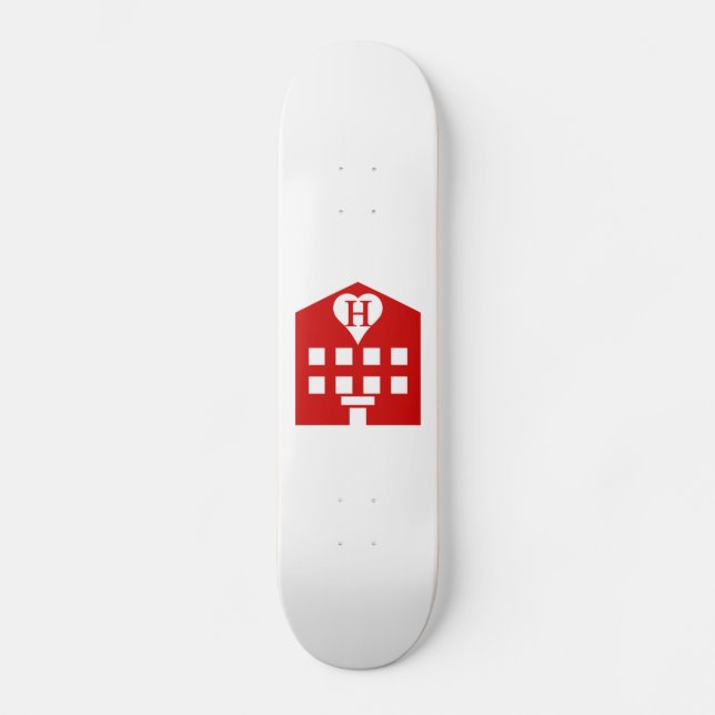 Love Hotel Japanese Emoji Skateboard (Front)