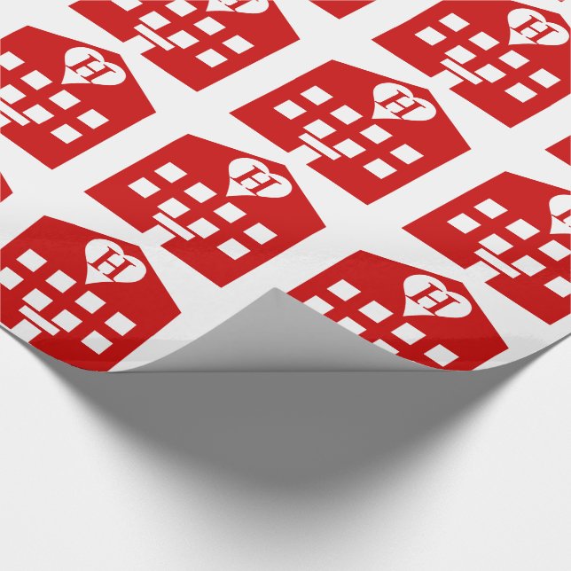 Love Hotel Japanese Emoji Wrapping Paper (Corner)