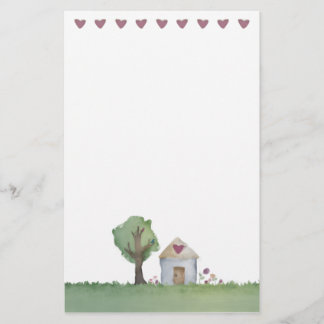 love house home garden stationery