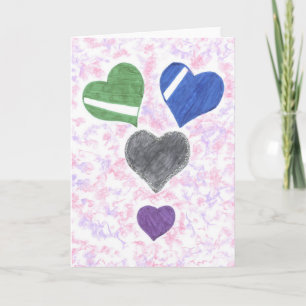 Love Hues Greeting Card