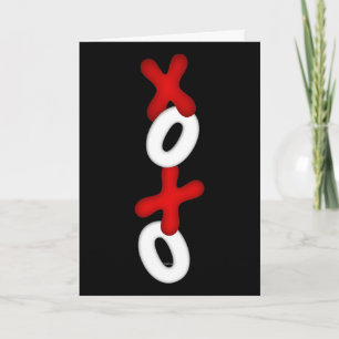 Love Hugs and Kisses Valentine Holiday Card