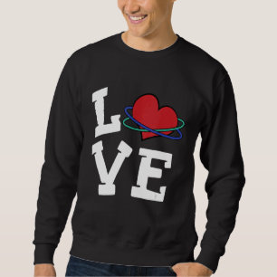 Love Hula Hooping Training Fitness Acrobat Sweatshirt