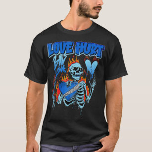 Love Hurt Drip Halloween Dunk Low Argon 2022 Match T-Shirt