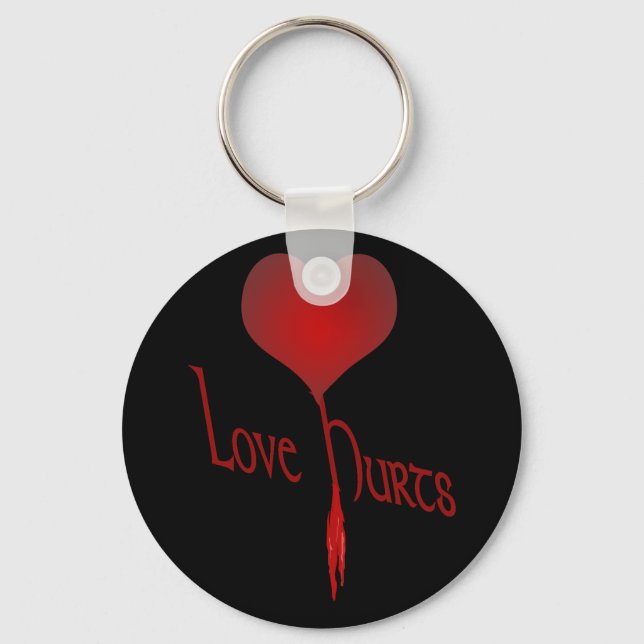 Love Hurts Key Ring (Front)