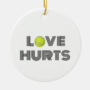 Love Hurts Pillow Ceramic Tree Decoration