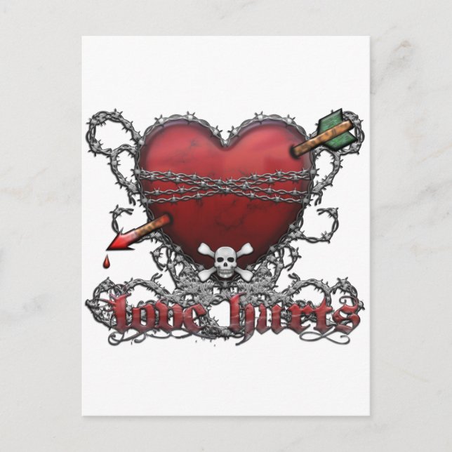 Love Hurts Postcard (Front)