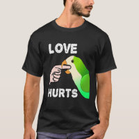 Love Hurts Quaker Parrot Monk Parakeet Biting Fing