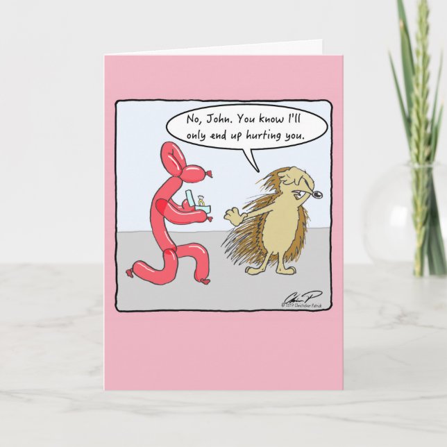 Love Hurts Valentine's Day Card (Front)