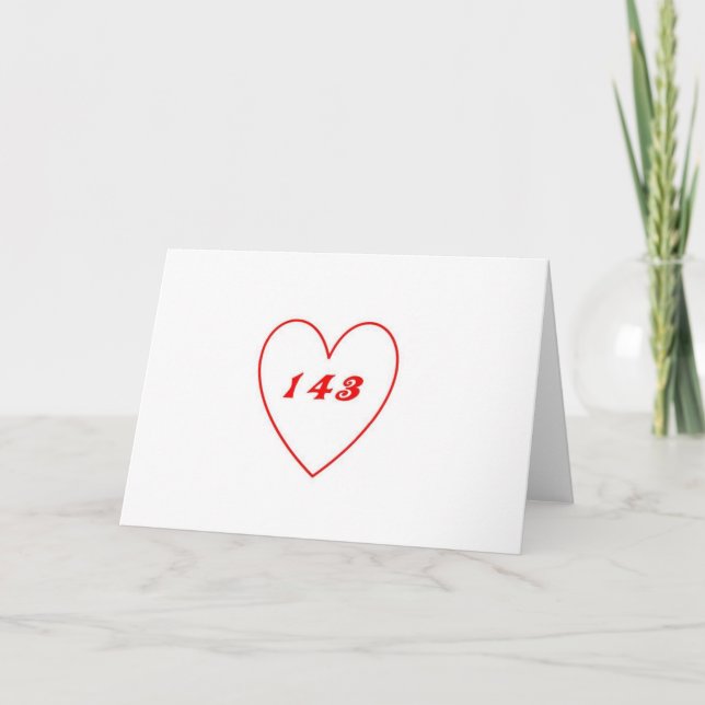 Love, I Love You Card (Front)