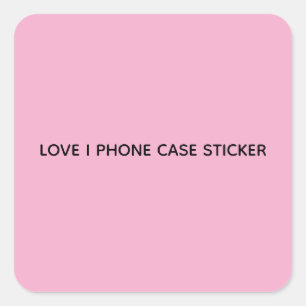 LOVE I PHONE CASE STICKER BY IGOR