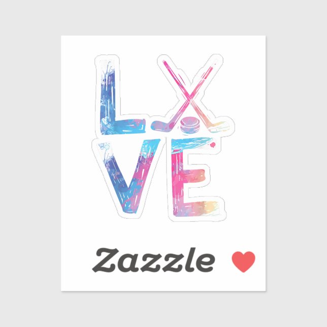 Love Ice Hockey Girls Hockey Gifts Womens Ice Hock (Sheet)