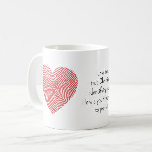 Love identifying mark of true Christians Coffee Mug