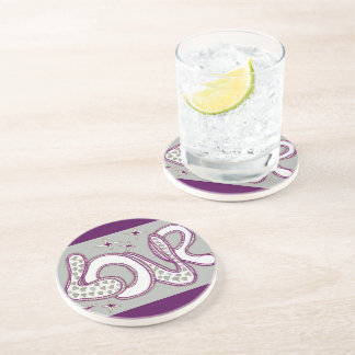Love in 1960s style coaster