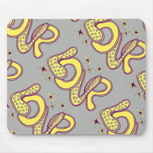 Love in 1960s style mouse mat (Front)