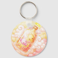 Love in a Bottle Keychain