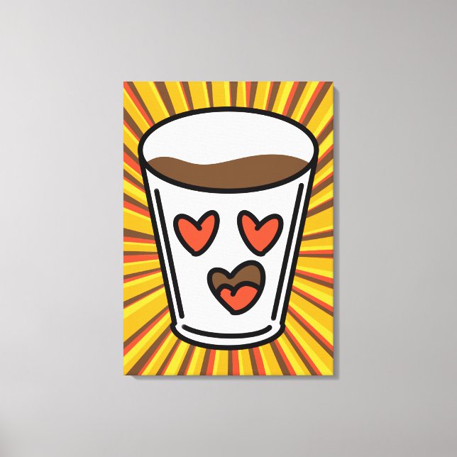 Love in a Cup Canvas Print (Front)