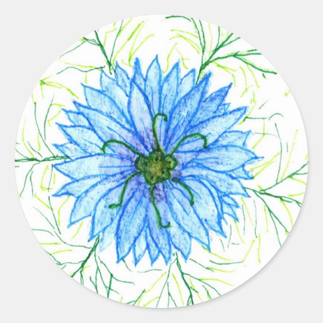 Love-in-a-mist Stickers (Front)