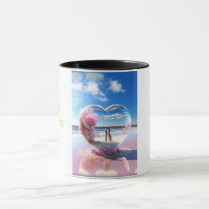 Love in a Mug: Happy Valentine's Day Transparent H Mug