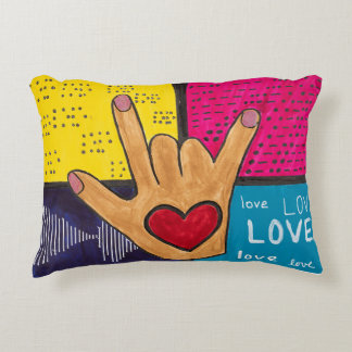 Love In Any Language Decorative Cushion