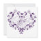 Love in Any Language in Purple Wedding Invitation