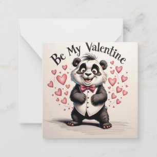 Love in black and white card