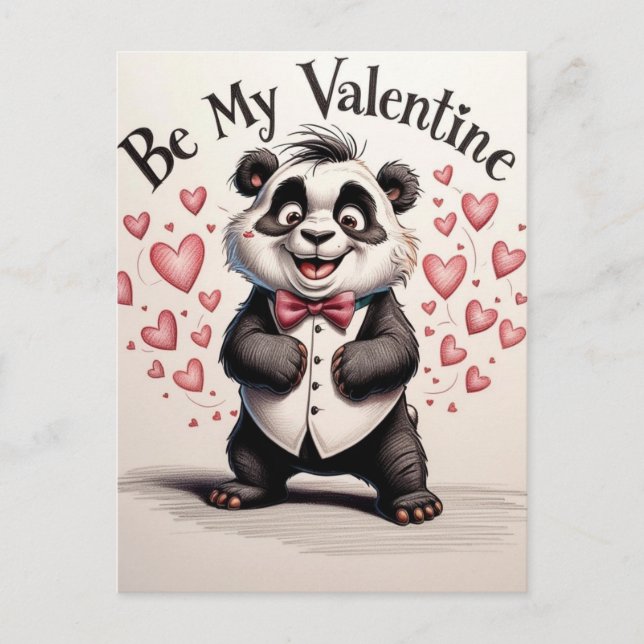 Love in black and white postcard (Front)