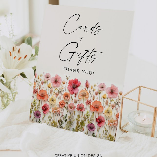 Love In Bloom Bridal Shower Cards and Gifts Sign (Creator Uploaded)
