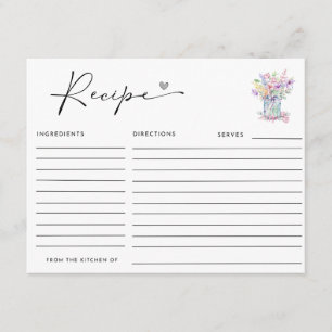 LOVE IN BLOOM BRIDAL SHOWER ENCLOSURE CARD