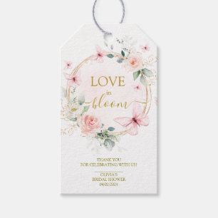 Love In Bloom Bridal Shower Favour Tag 