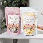 Love in Bloom Bridal Shower Food Snack Labels<br><div class="desc">This beautiful design features an arrangement of soft pastel beautiful wildflowers that are realistic and a modern script (editable colour) font. Customise with your own bridal shower name. Place labels on bridal shower thank you favours. Perfect for treat bags, favour bags, food favour bags. See the entire collection for more...</div>