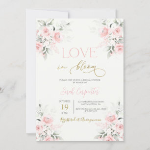 Love in Bloom Bridal Shower Invitation