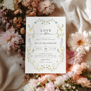 Love in Bloom Bridal Shower Invitation