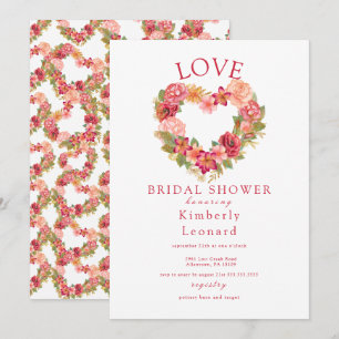Love in Bloom Bridal Shower Invitation