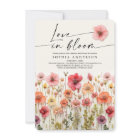 Love In Bloom Bridal Shower Invitation Card