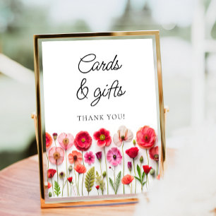 Love in Bloom Cards and Gifts Bridal Shower Poster