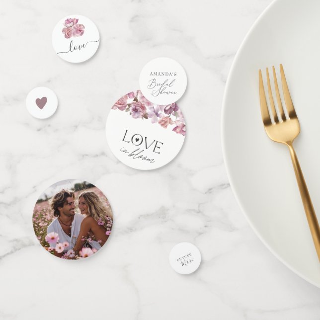 Love In Bloom Floral  Bridal Shower  Confetti (Group)
