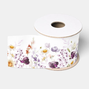 Love in Bloom Floral Grosgrain Ribbon