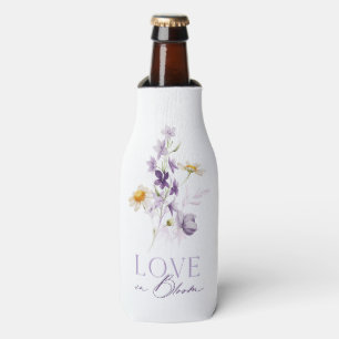 Love in Bloom Floral Wedding Bottle Cooler