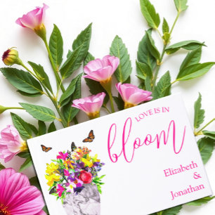 Love In Bloom Floral Wedding Guest Book