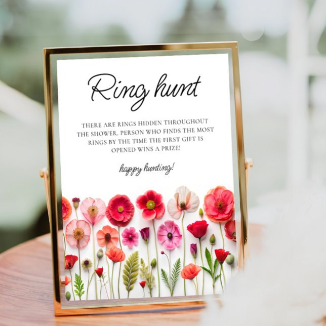 Love in Bloom Meadow Bridal Shower Game Poster (Creator Uploaded)