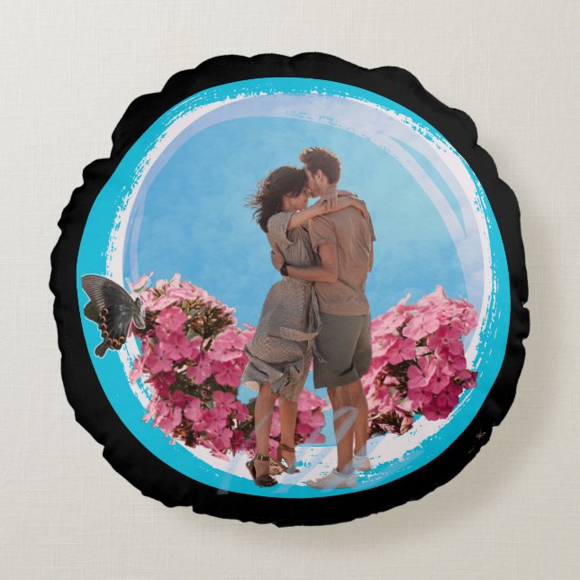 Love in Bloom Round Cushion (Front)