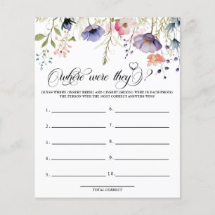 Love in Bloom   Where Were They   Games