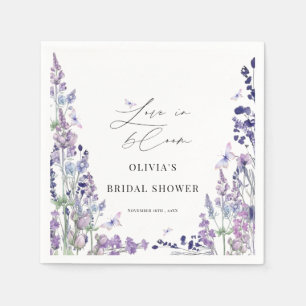 Love in Bloom Wildflower Bridal Shower Napkin